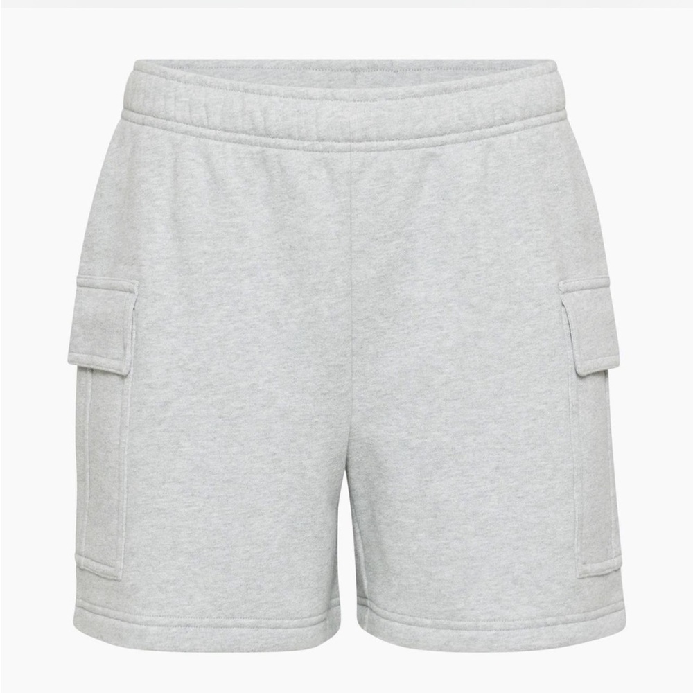 TNA Gray Cargo Shorts with Elastic Waistband